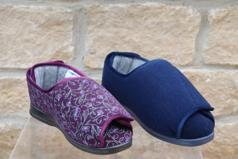 slippers for bandaged feet